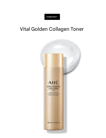 AHC Vital Golden Collagen Youth Total Skincare 5-piece set, 1 set
