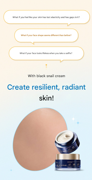 Dr.G Black Snail Cream Duo, 50ml, 2ea