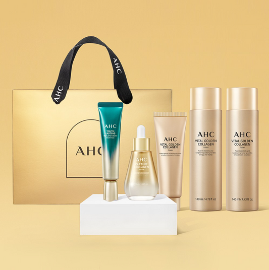 AHC Vital Golden Collagen Youth Total Skincare 5-piece set, 1 set