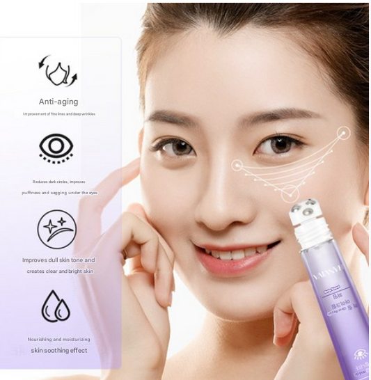 HANVIVA Retinol Eye Cream Collagen Wrinkle Eye Cream Wrinkle Improvement Eye Cream Eye Wrinkles Under Eyes Dark Circles Fat Removal Essence Vitamin Whitening Eye Lifting Elasticity Care Moisture Cream, 20g, 1ea